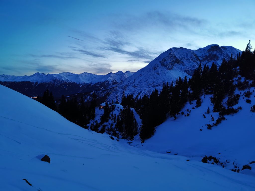 Im Winter auf der Wettersteinhütte