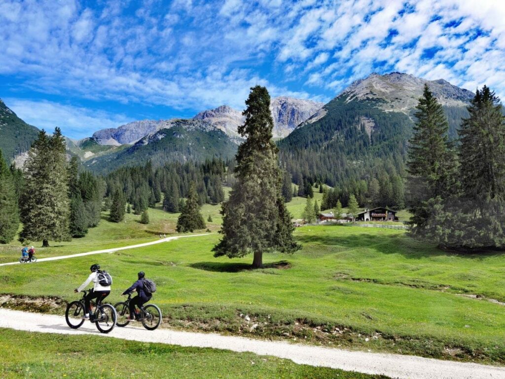 Traumtour zur Gaistalalm mit dem Mountainbike im Wettersteingebirge