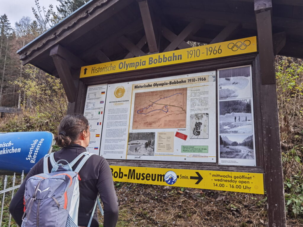 Die Olympia Bobbahn Riessersee war von 1910 bis 1966 in Betrieb