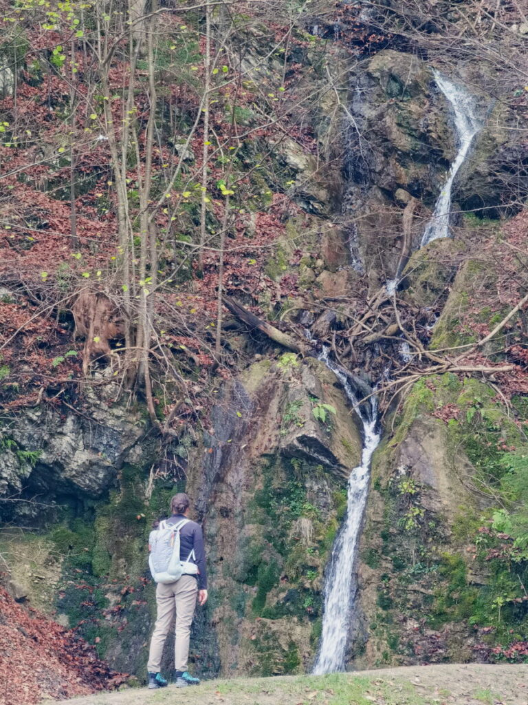 Der Riessersee Wasserfall in Garmisch Partenkirchen